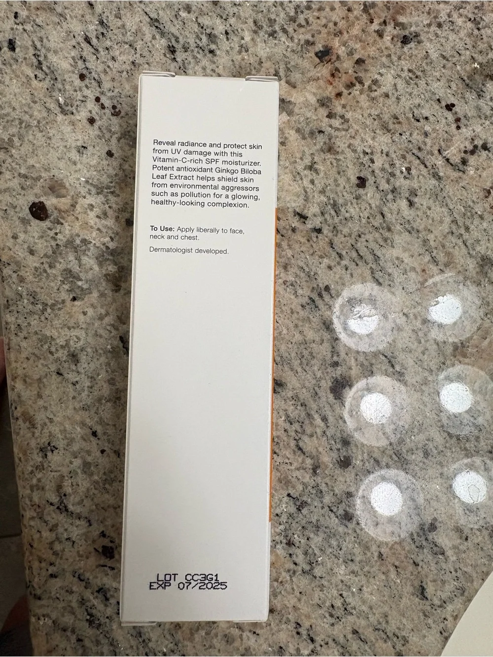 Murad Essential-C Day Moisture SPF 30 in Bright Orange Packaging